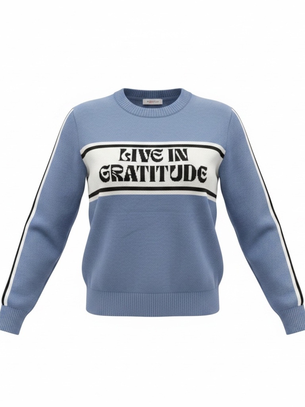 Live In Gratitude Sweater
Spiritual Gangster for Revolve Blue & White Medium